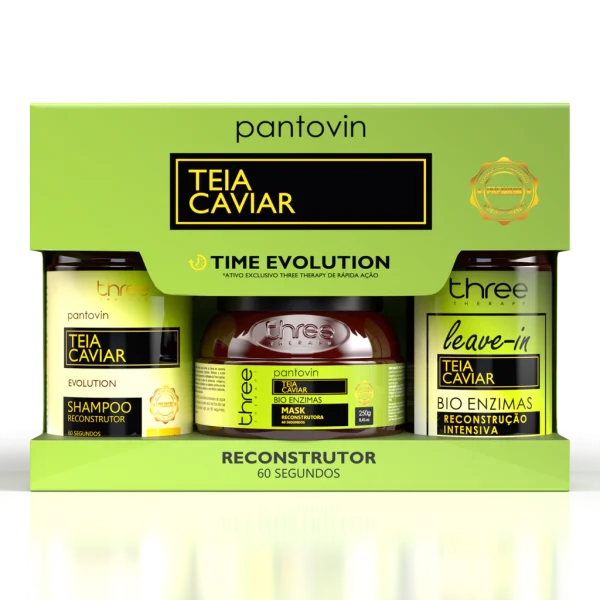Kit teia caviar pantovin 250ml